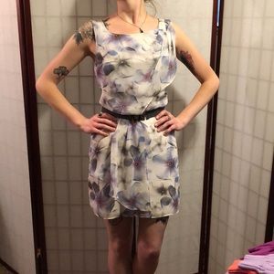 Lauren Conrad Floral Belted Dress